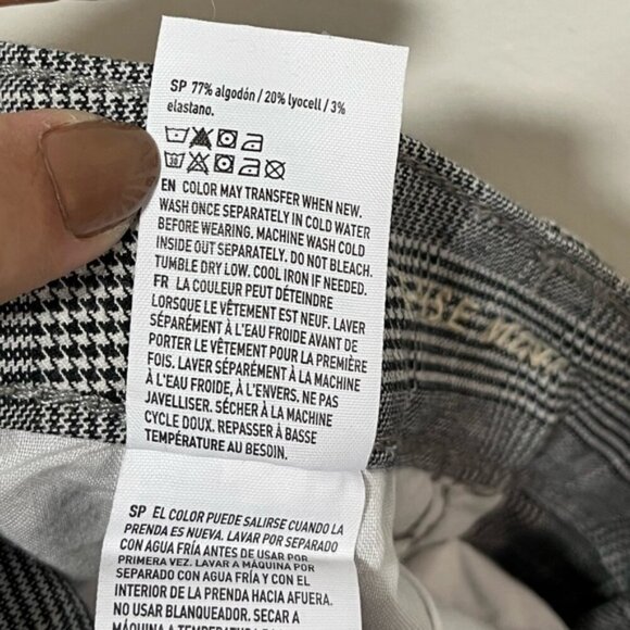 American Eagle Super Stretch Plaid Mini Skirt US 14 Long - Picture 11 of 12